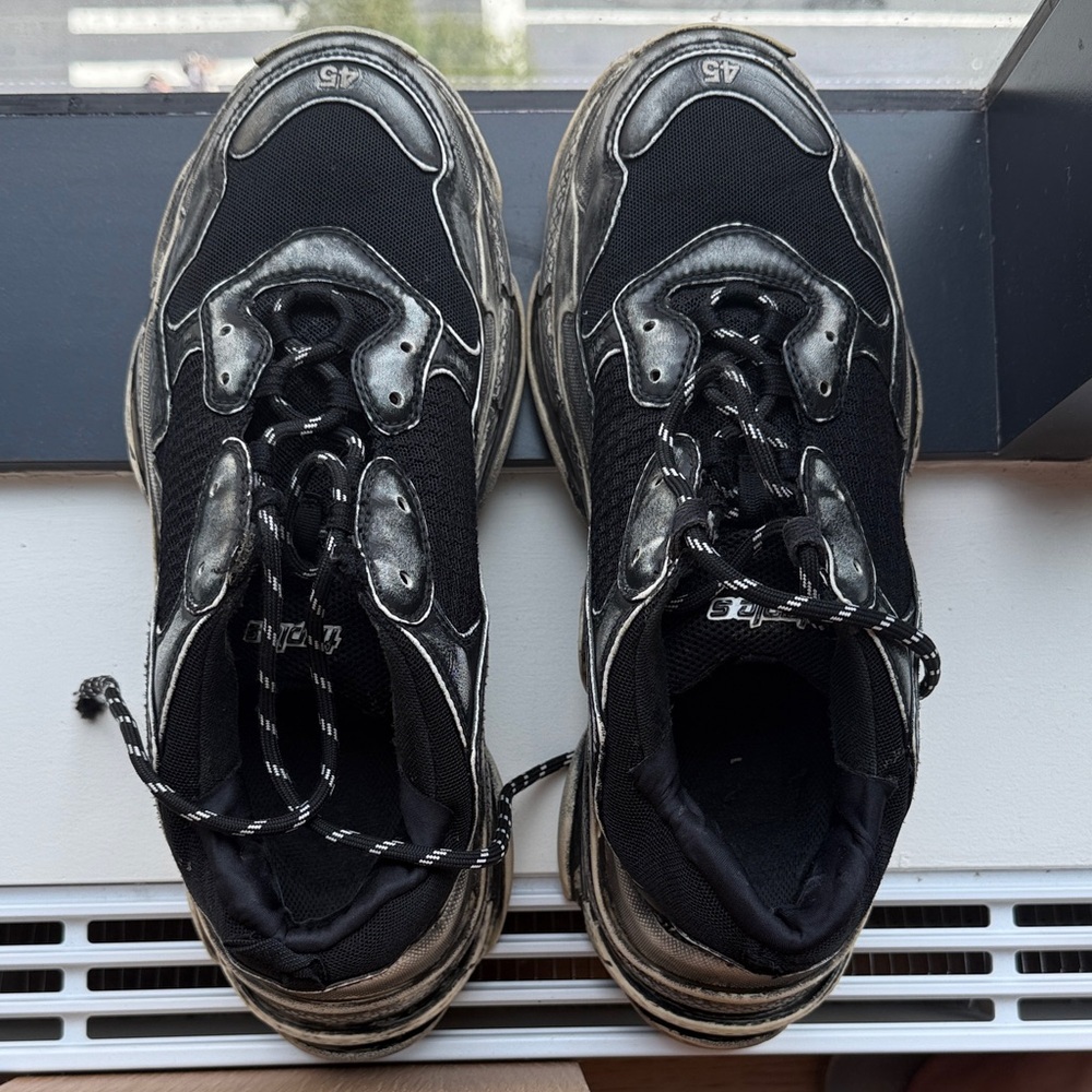 Balenciaga Black and Gray Sneakers